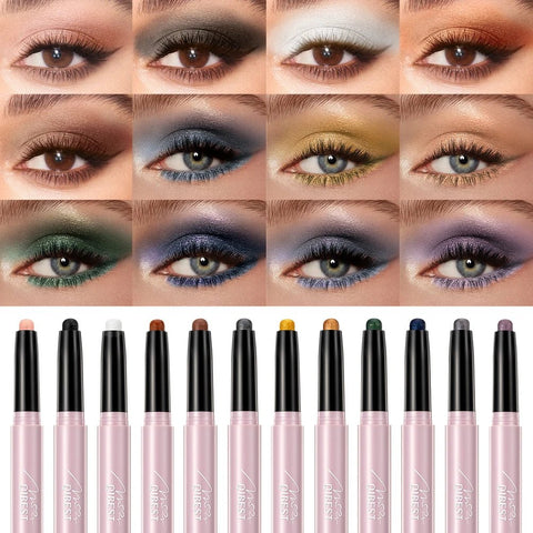 Eyeshadow Pencil Stick Glitter Eye Shadow Pen Eyeliner Stick - EveryWares