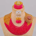 Fabulous Nigerian Traditional African Beaded Jewelry Set - EveryWares