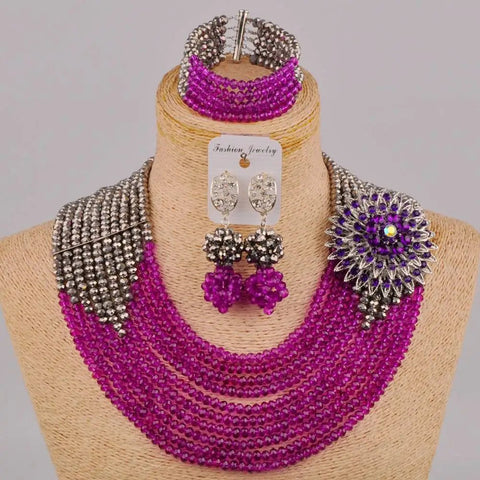 Fabulous Nigerian Traditional African Beaded Jewelry Set - EveryWares