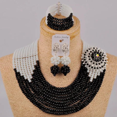 Fabulous Nigerian Traditional African Beaded Jewelry Set - EveryWares