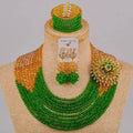 Fabulous Nigerian Traditional African Beaded Jewelry Set - EveryWares