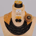 Fabulous Nigerian Traditional African Beaded Jewelry Set - EveryWares