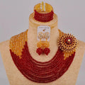 Fabulous Nigerian Traditional African Beaded Jewelry Set - EveryWares