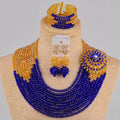 Fabulous Nigerian Traditional African Beaded Jewelry Set - EveryWares